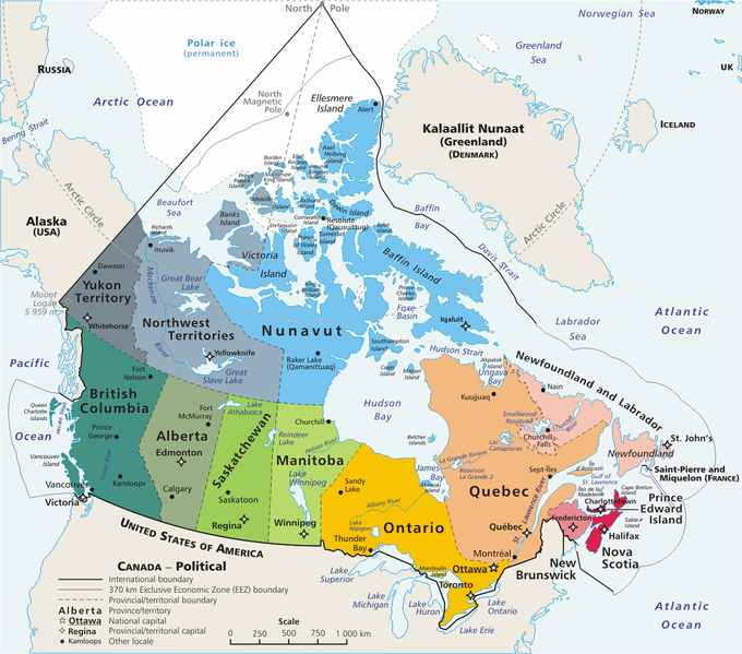 Saint John map canada